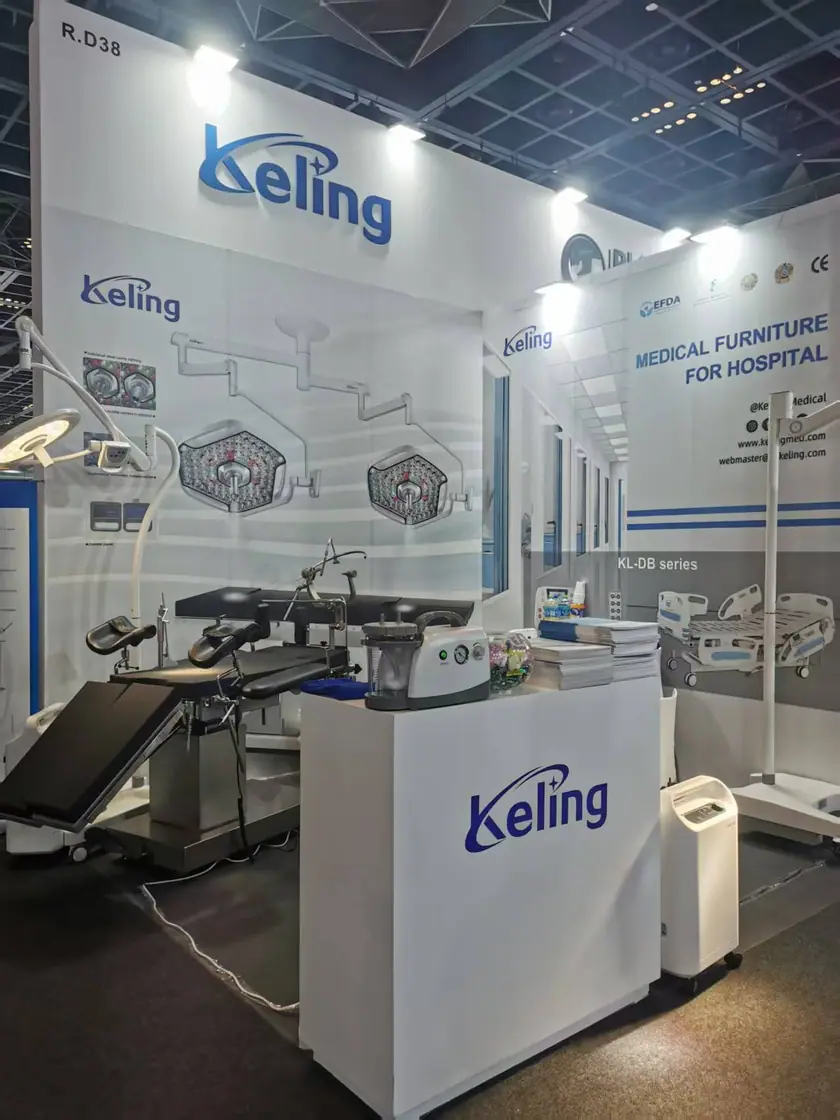 Keling Medical stand at the Arab Health exhibition in Dubai